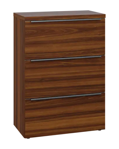 SIN 3 - 83Z kancelářská skříň, 3-zásuvková, 1120x800x400, ořech královský